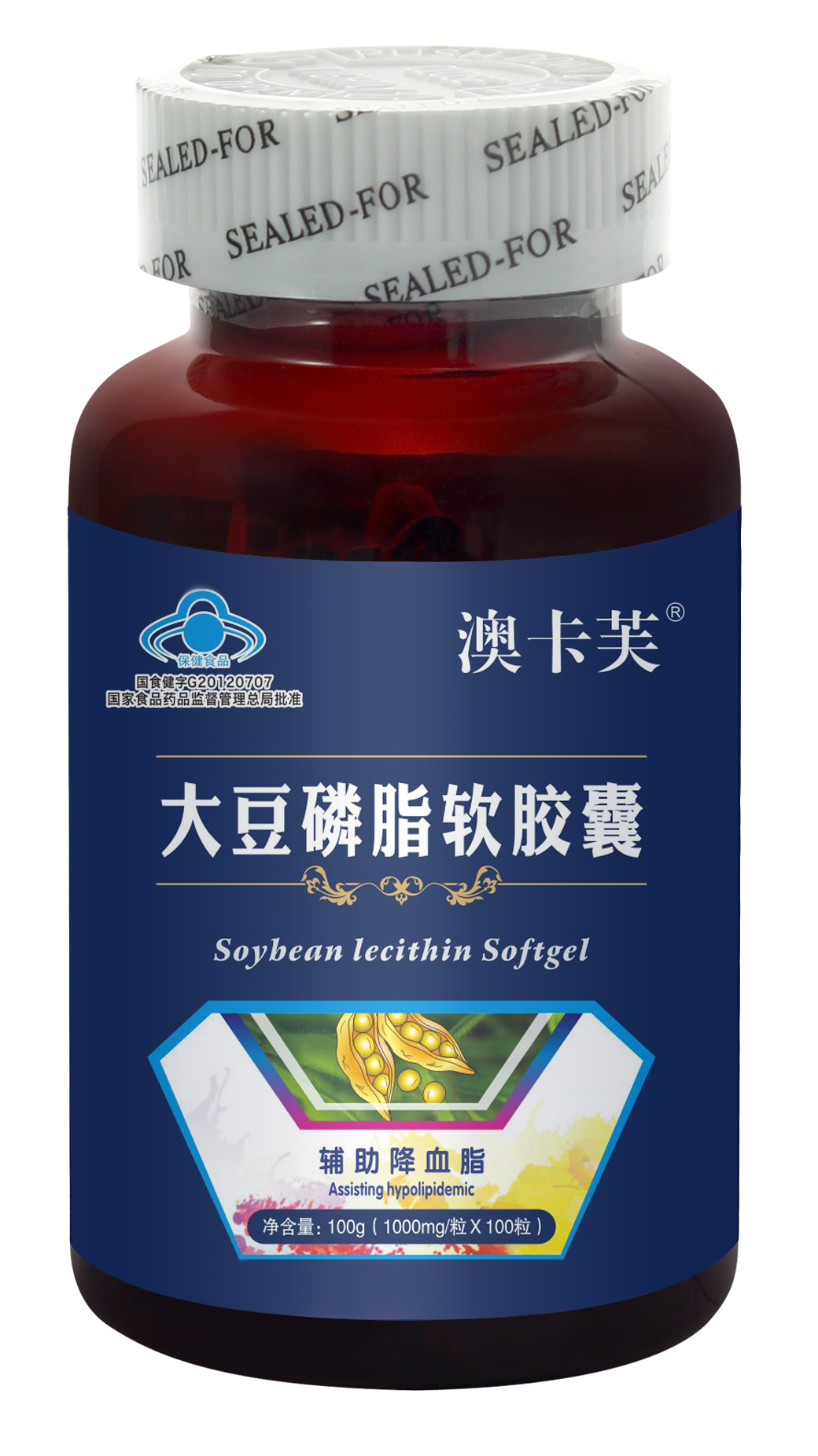 大豆磷脂軟膠囊100粒